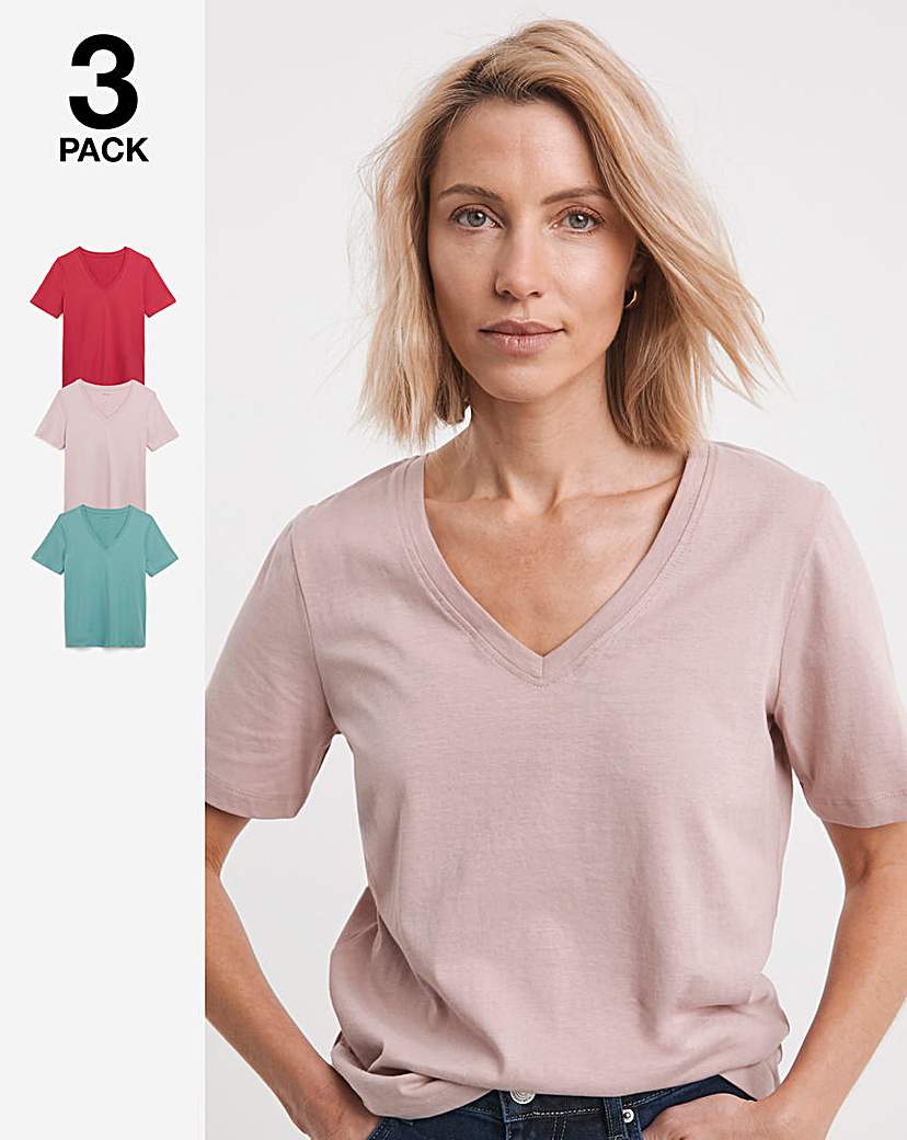 New In - 3 Pack V Neck T-Shirts