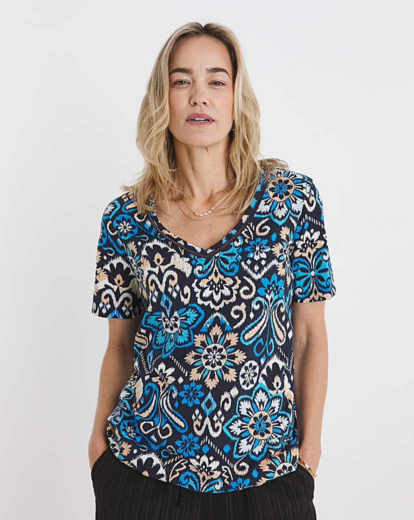 New In - Bubble Hem Short Sleeve Top