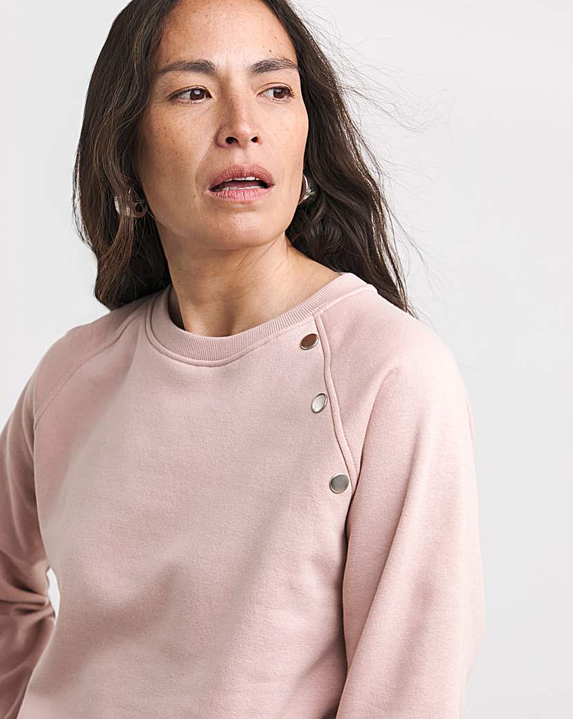 New In - Crew Neck Longline Sweatshirt