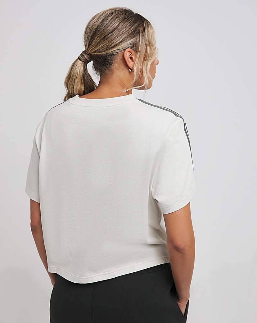 adidas 3 Stripe Crop Top