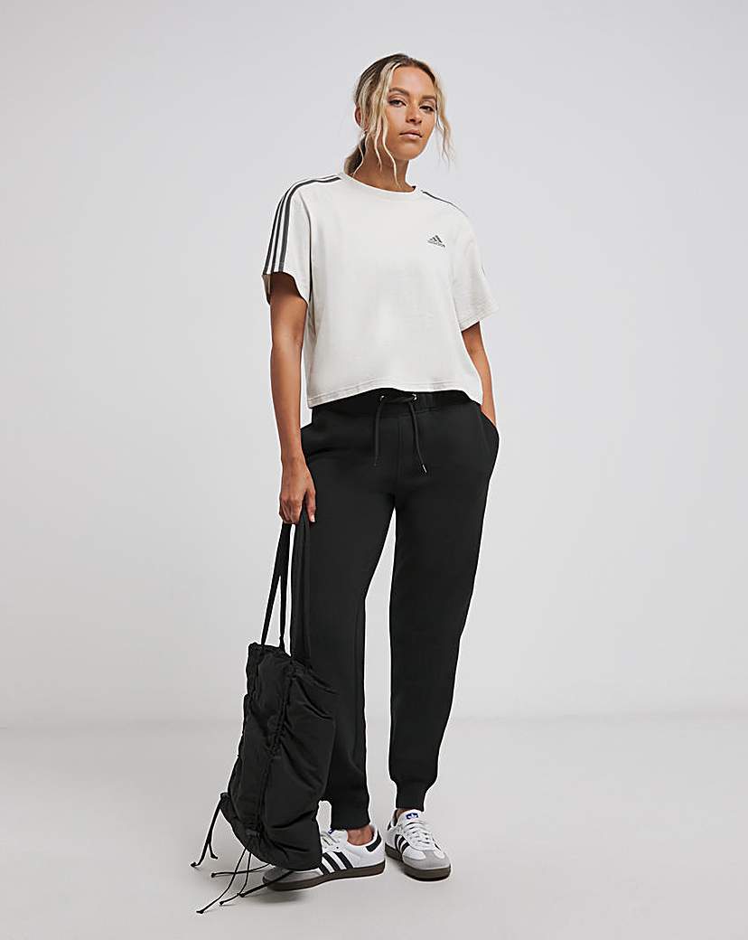 adidas 3 Stripe Crop Top