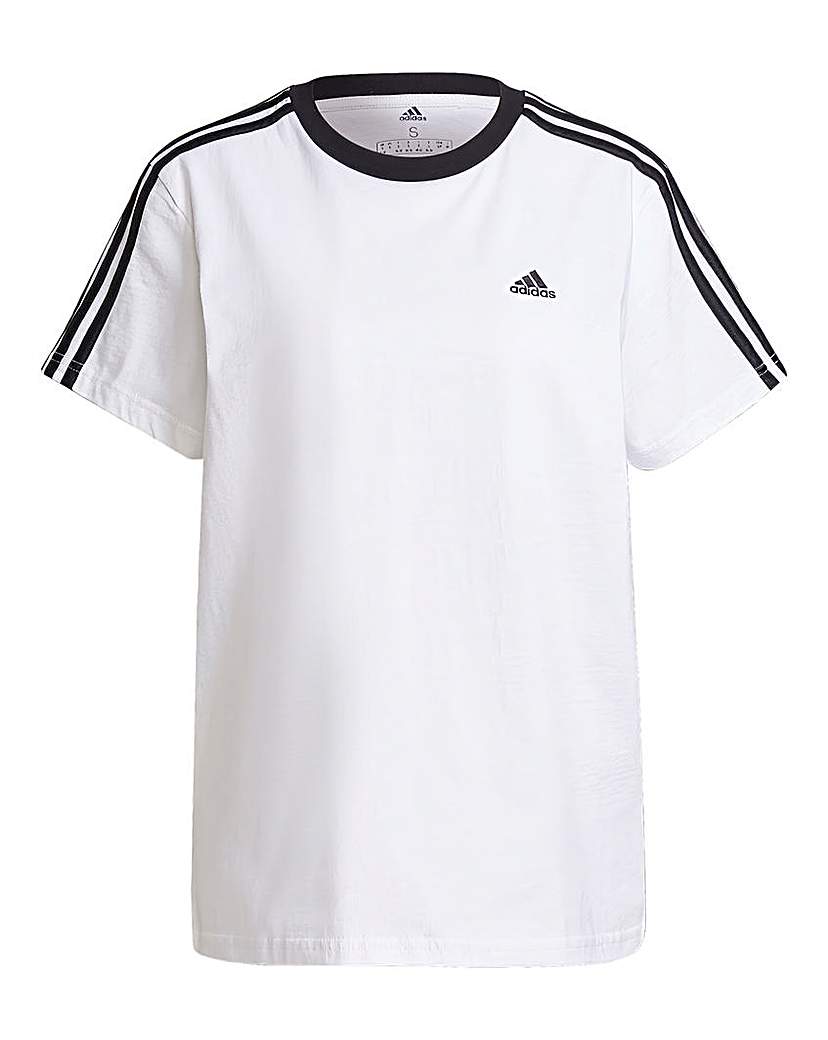 adidas 3 Stripes Boyfriend T-Shirt