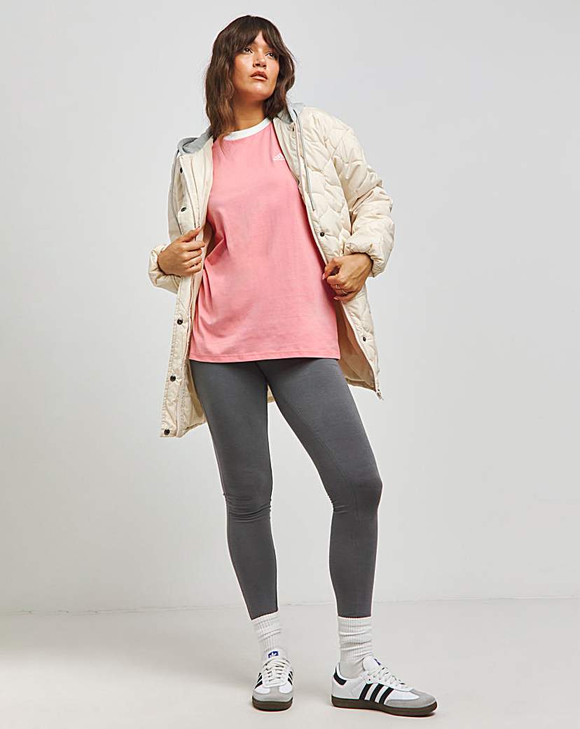 adidas 3 Stripes Boyfriend T-Shirt