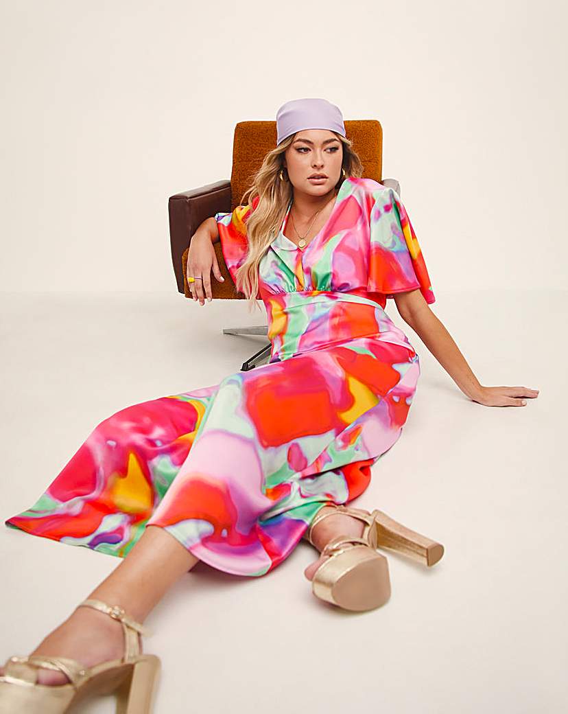 Twisted Wunder Grace Marble Dress