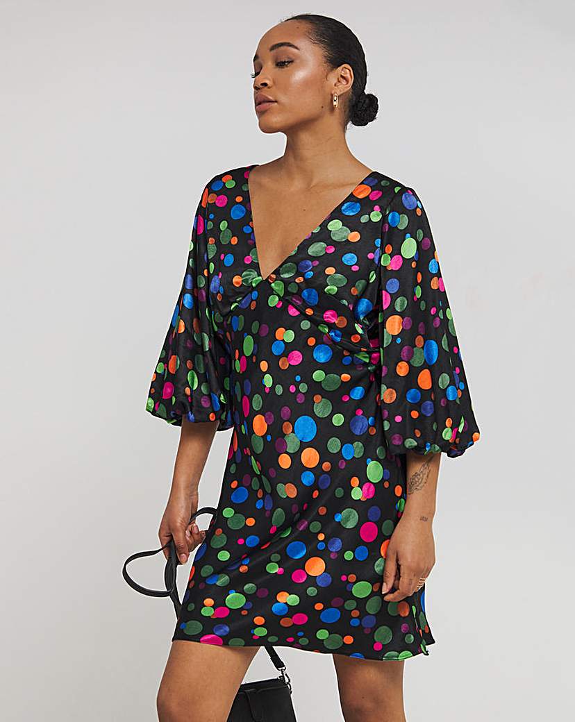 Nobody's Child Disco Spot Mini Dress