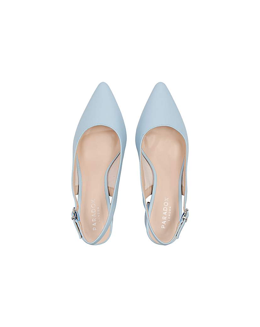 Paradox London Isadora Block Heel Courts
