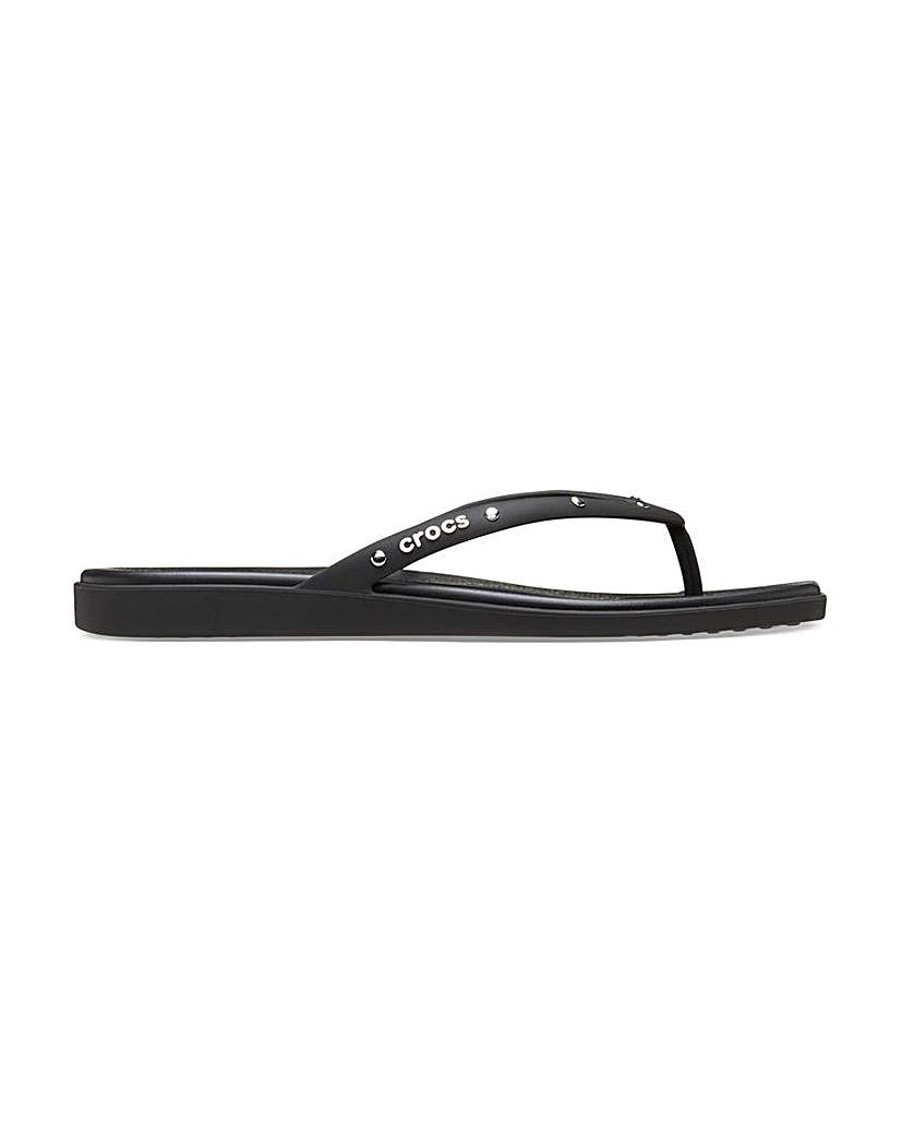 New In - Crocs Miami Studded Flip