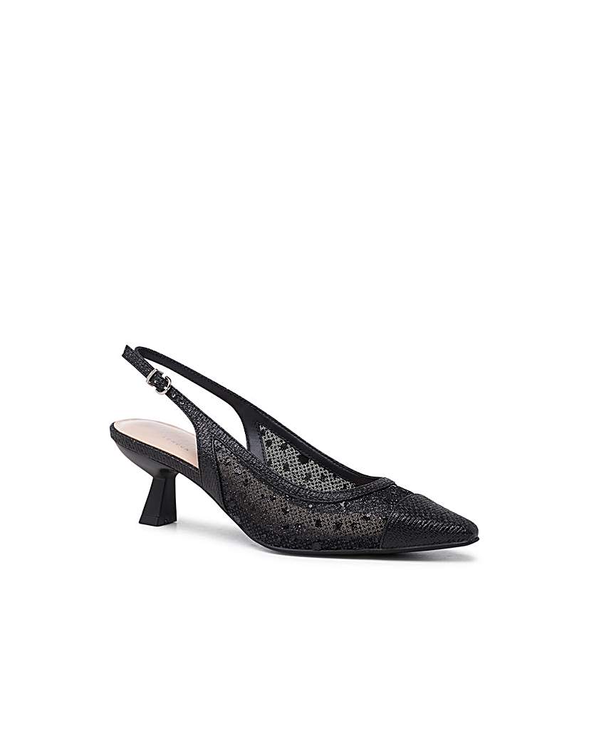 Paradox London Tamsin Kitten Heel Shoes