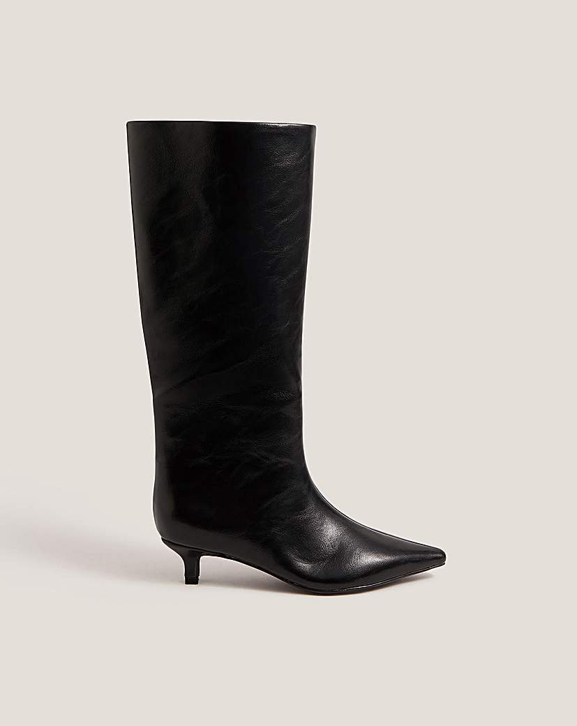 New In - Monsoon Kate Pointed Kitten Heel Boots