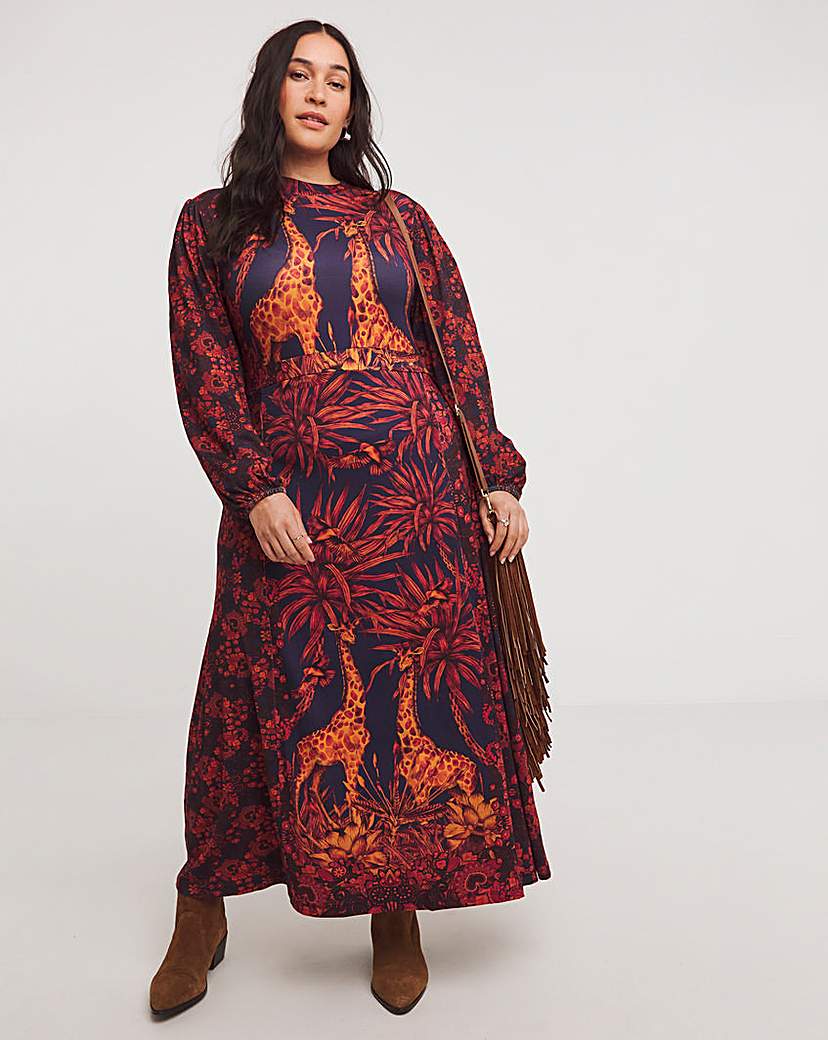 Joe Browns Giraffe Print Maxi Dress