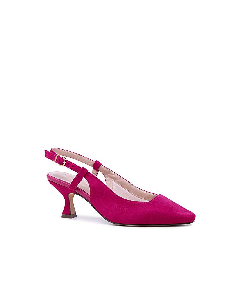 Paradox London Fervora Wide Fit Shoes Fuchsia …