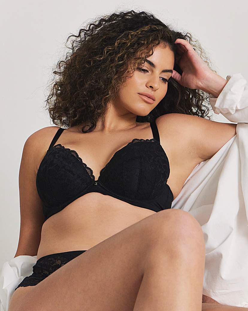 Ann Summers Women's Black Sexy Lace Plunge Bra 32G