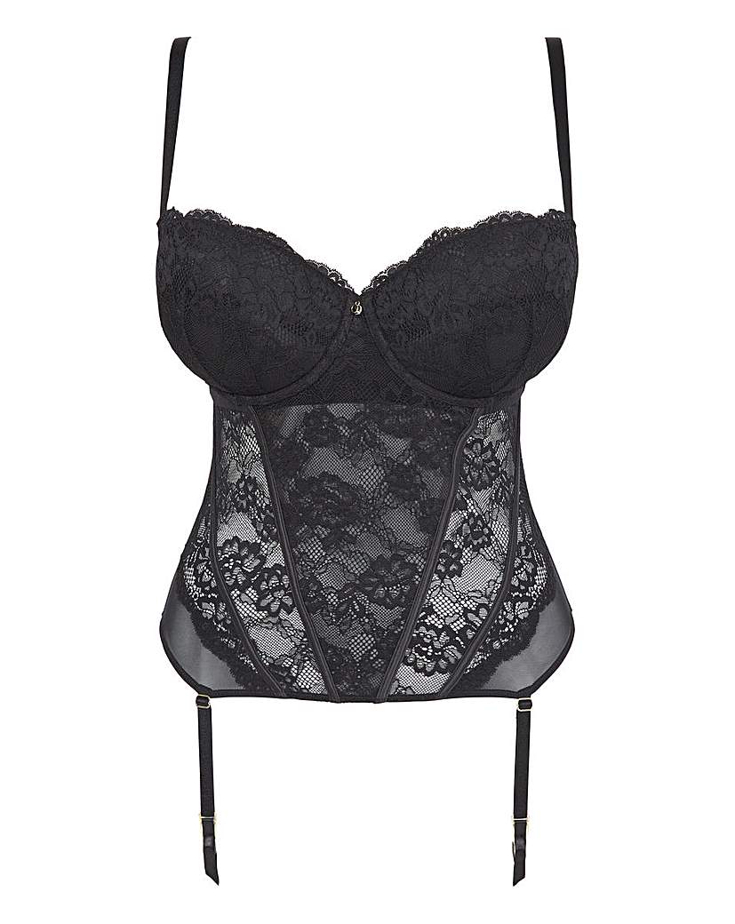 Ann Summers Sexy Lace Basque Black