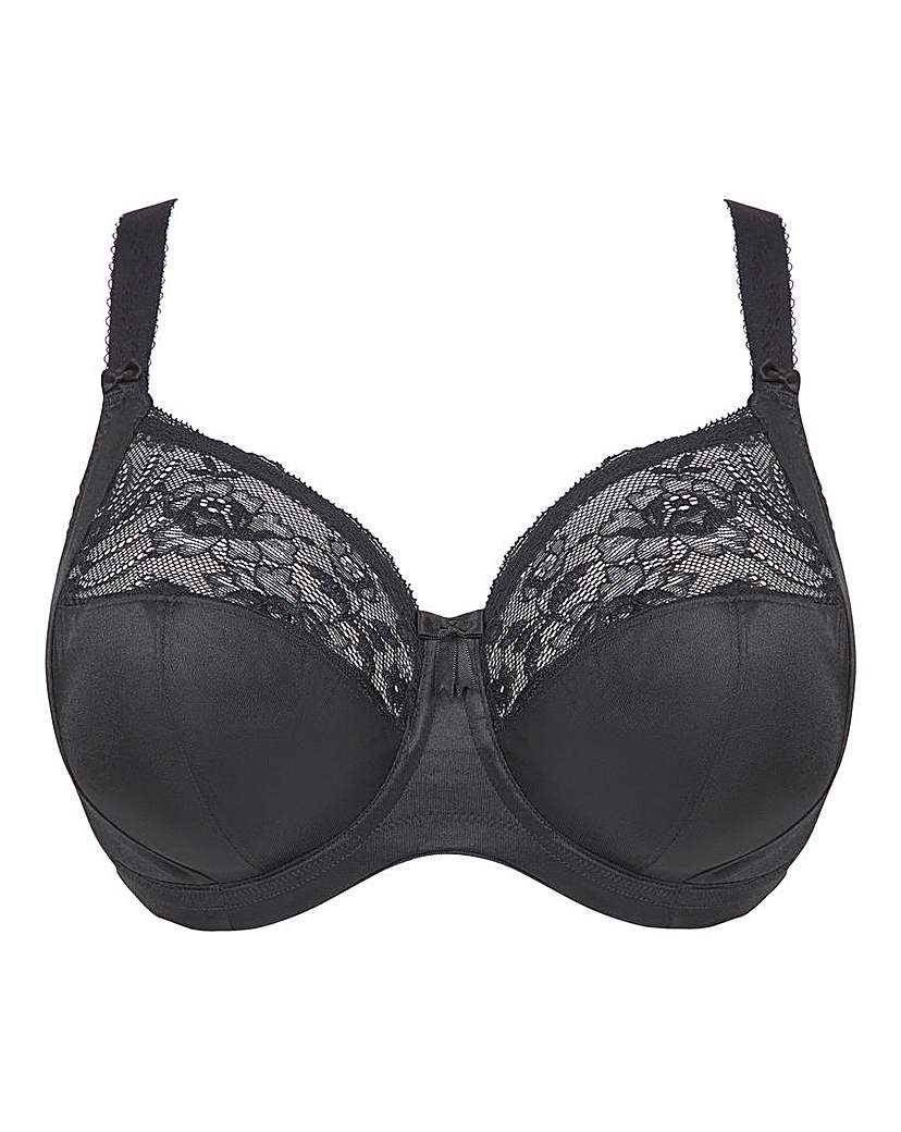 Elomi DD+ Morgan Full Cup Wired Bra In Black | UK Size 36E Women's