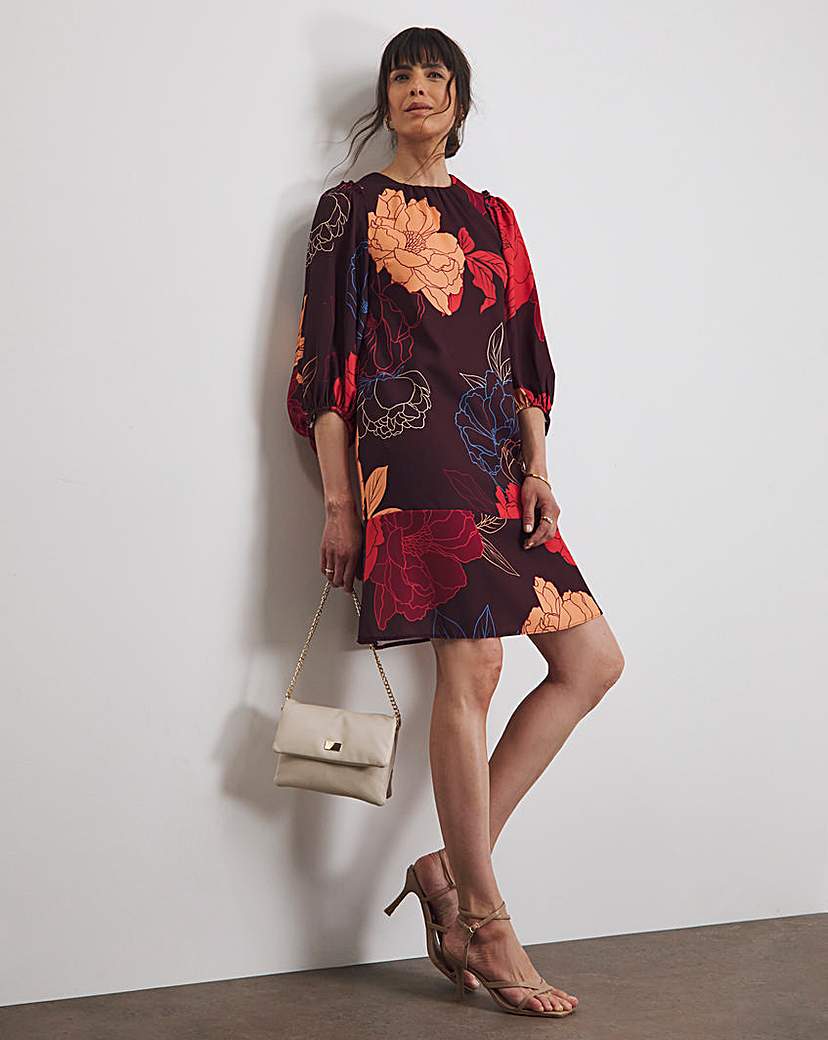 Joanna Hope Print Shift Dress