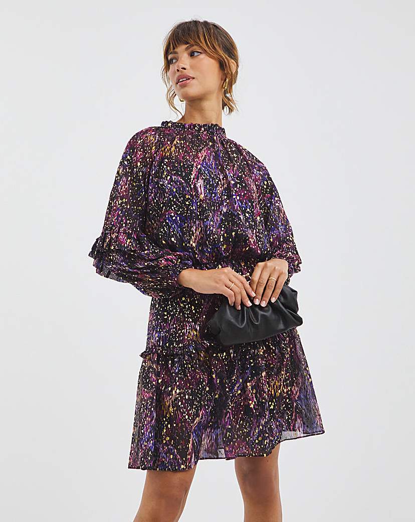 Joanna Hope Foil Print Dress