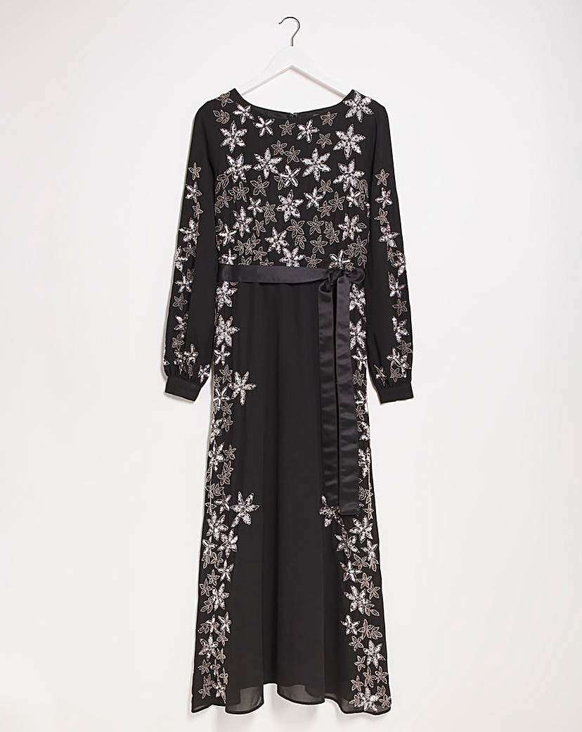 Joanna Hope Beaded Maxi Dress