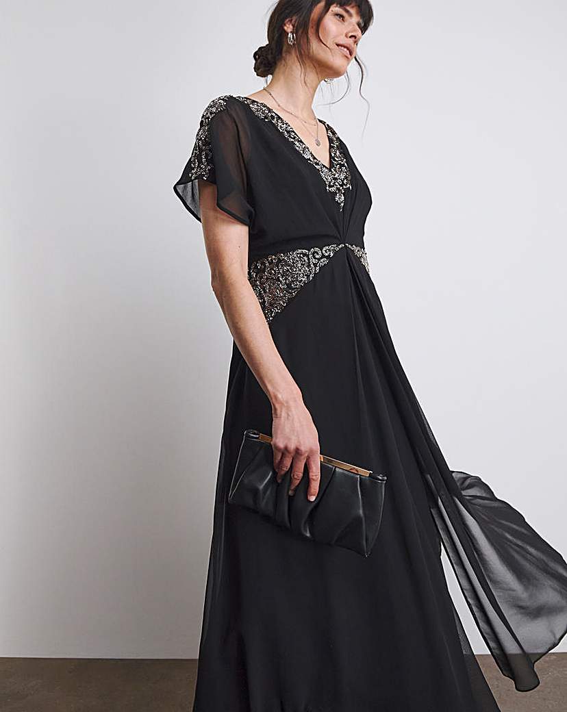 Joanna Hope Beaded Maxi Dress