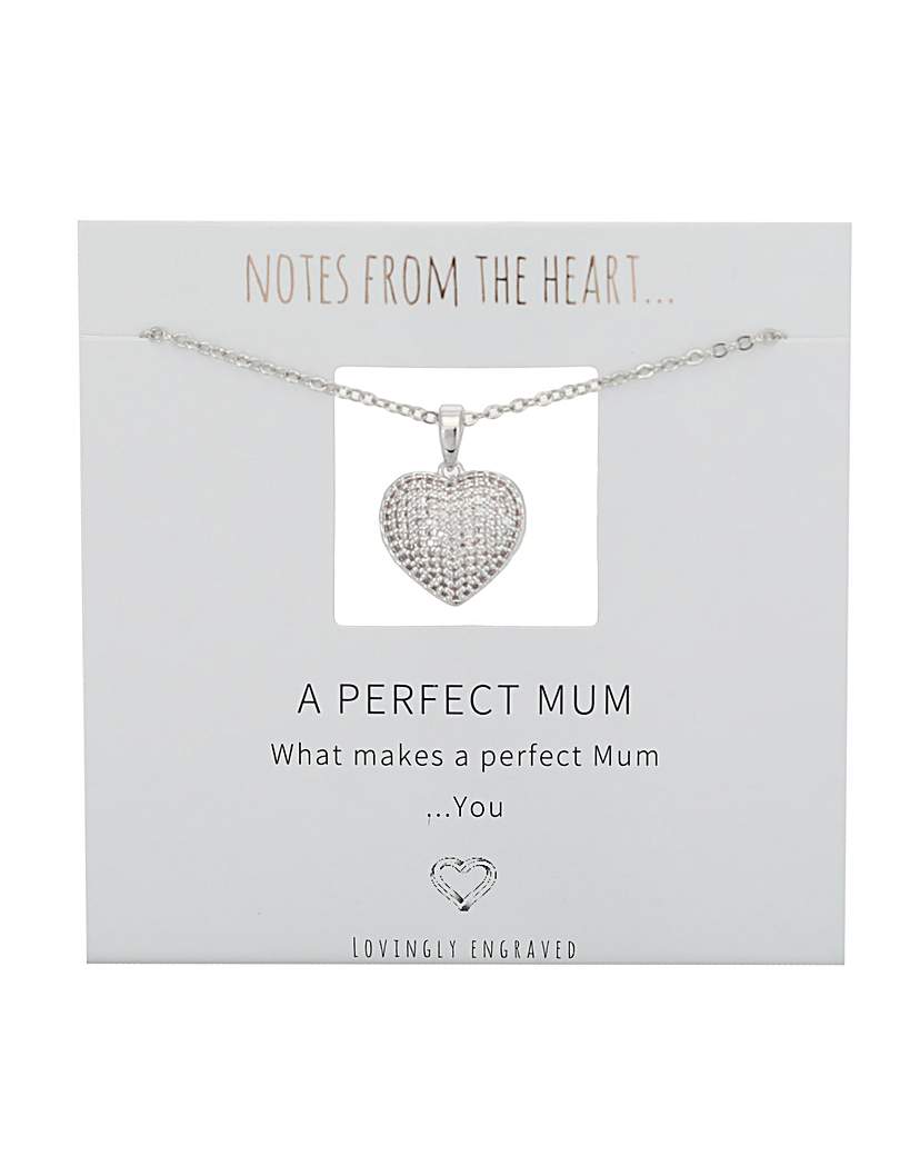 A Perfect Mum Heart Pendant