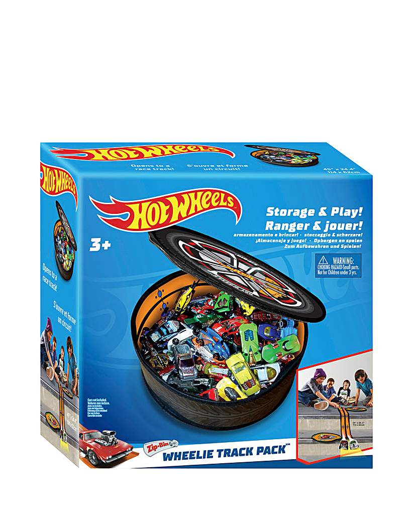 Hot Wheels ZipBin Wheelie Track Pack