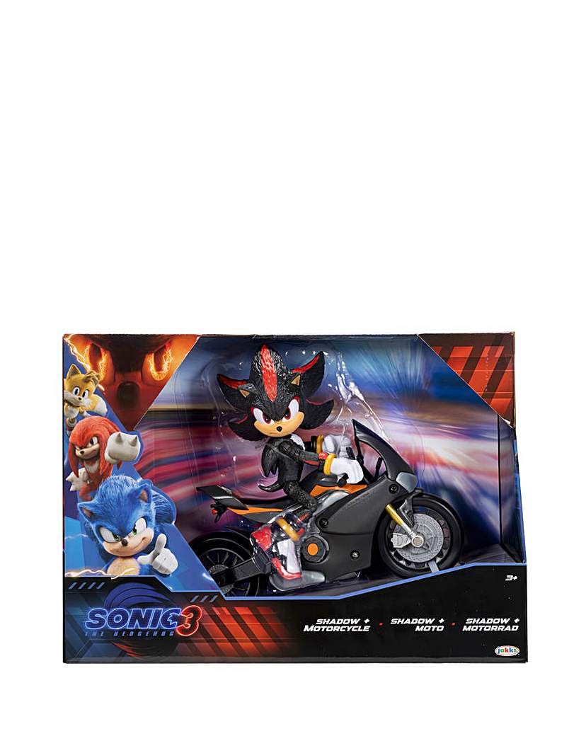 New In - Sonic 3 Movie - Shadow and Motorcycle