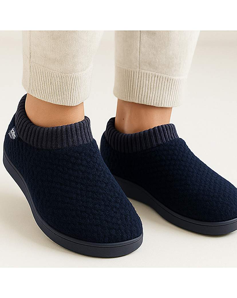 Totes Ladies Popcorn Bootie Slipper