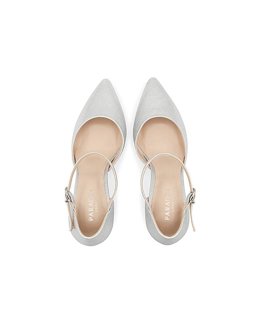 Paradox London Romona Block Heel Courts
