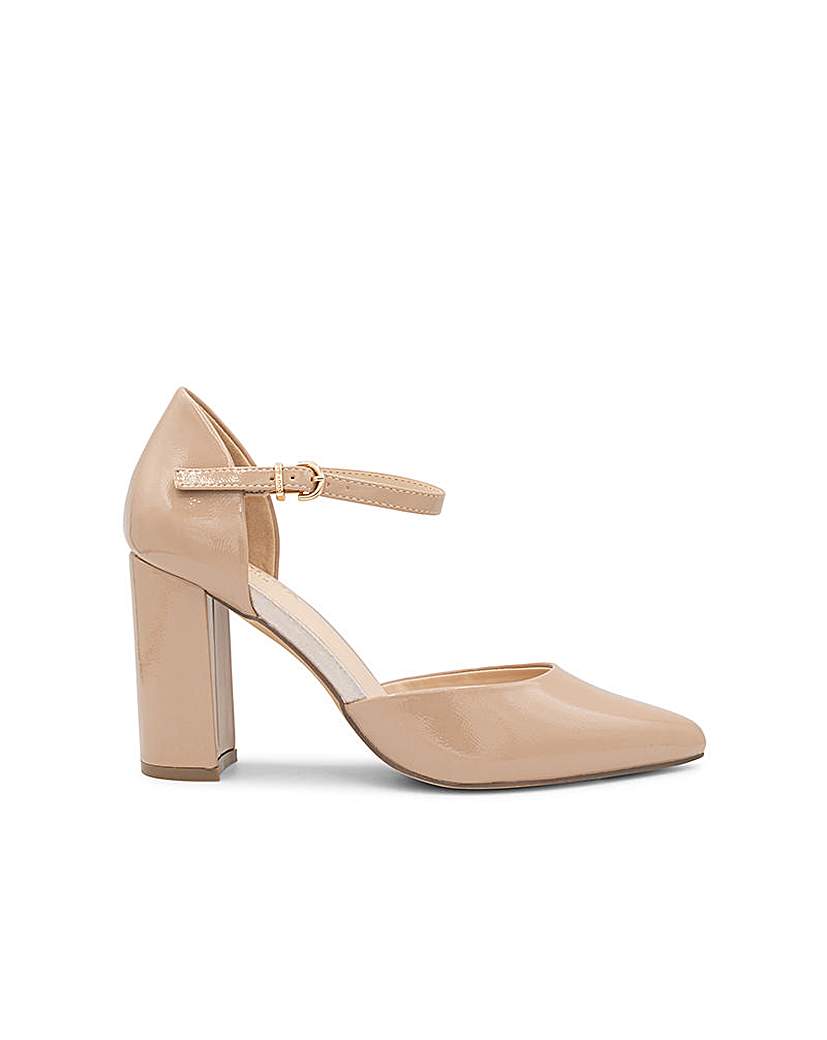 Paradox London Ronda Block Heel Courts