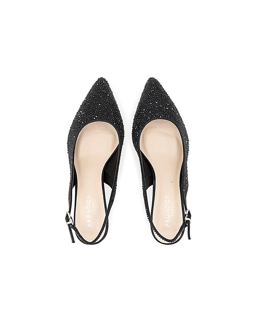 Paradox London Fiora Wide Fit Heels