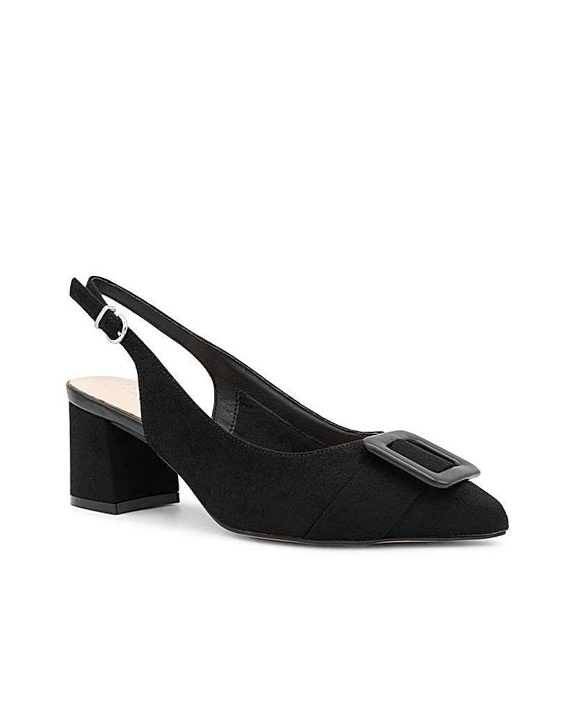 Paradox London Fiona Wide Fit Block Heel