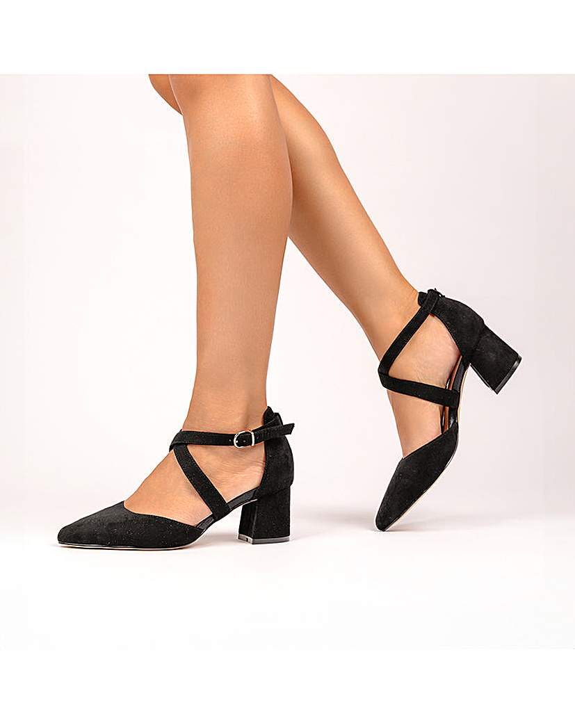 Paradox London Ffion Wide Fit Block Heel
