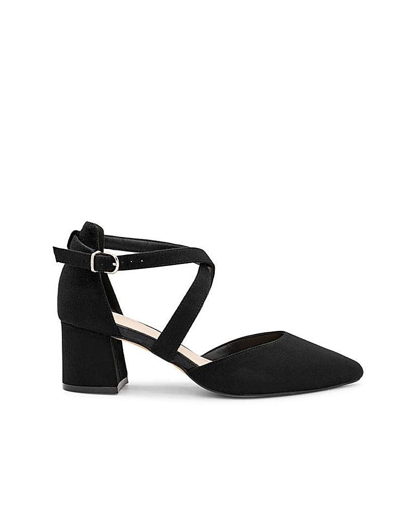 Paradox London Ffion Wide Fit Block Heel