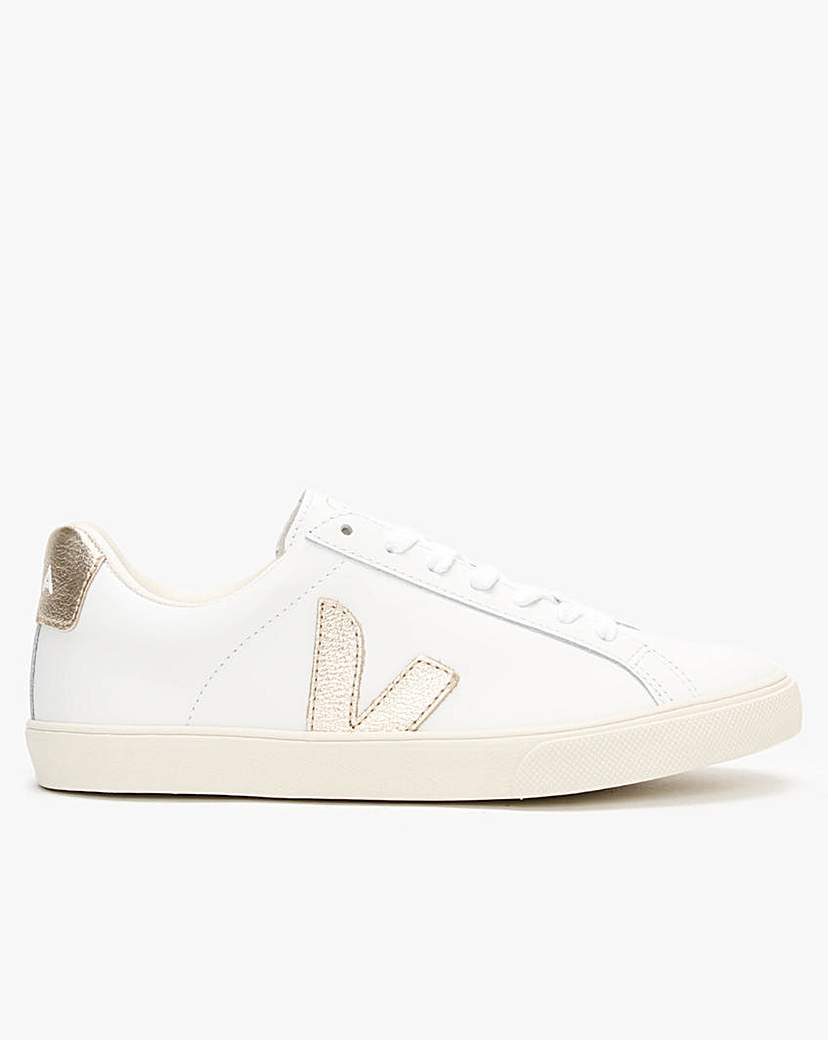 Veja Esplar Logo White Platine Trainers