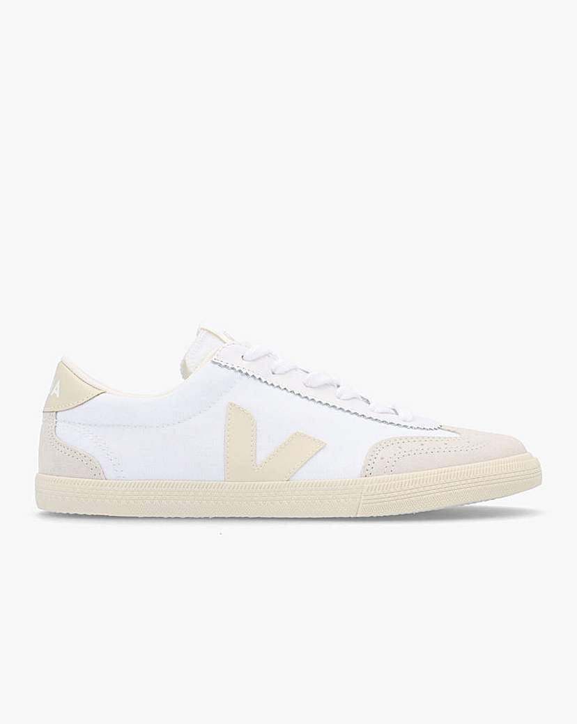 Veja Volley White Pierre Canvas Trainers