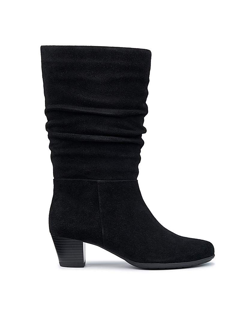 Hotter Sloane Wide Mid Calf Boot