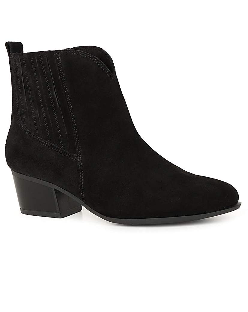 Gabor Kristin Womens Western Ankle Boots