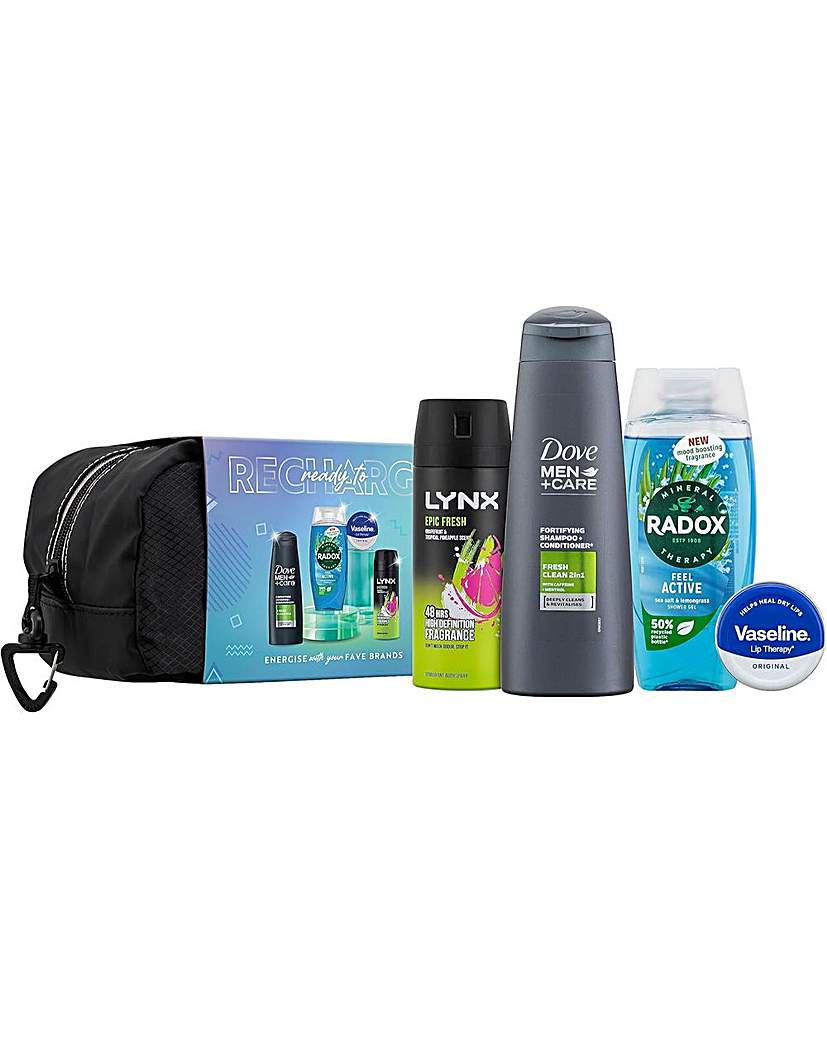 Recharge Lynx, Radox & Dove Gift Set