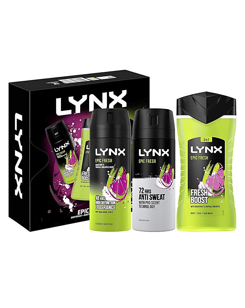 Lynx Epic Fresh Trio Gift Set