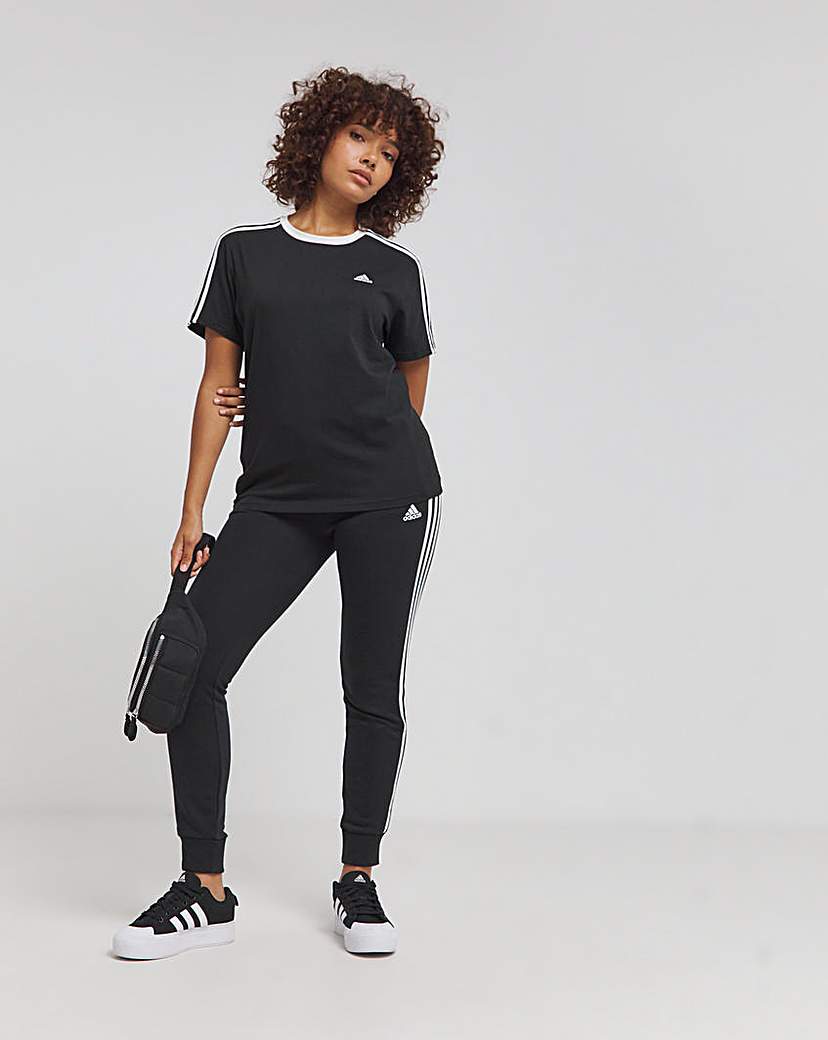 adidas 3 Stripe T-Shirt