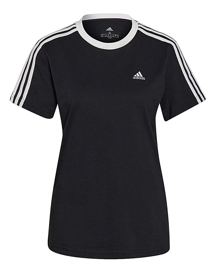 adidas 3 Stripe T-Shirt