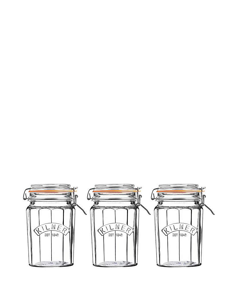 Kilner Cliptop Jar Set of 3
