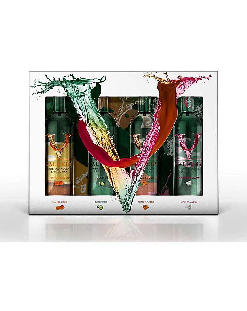V Gallery Vodka Mini Giftset 4 x 5cl