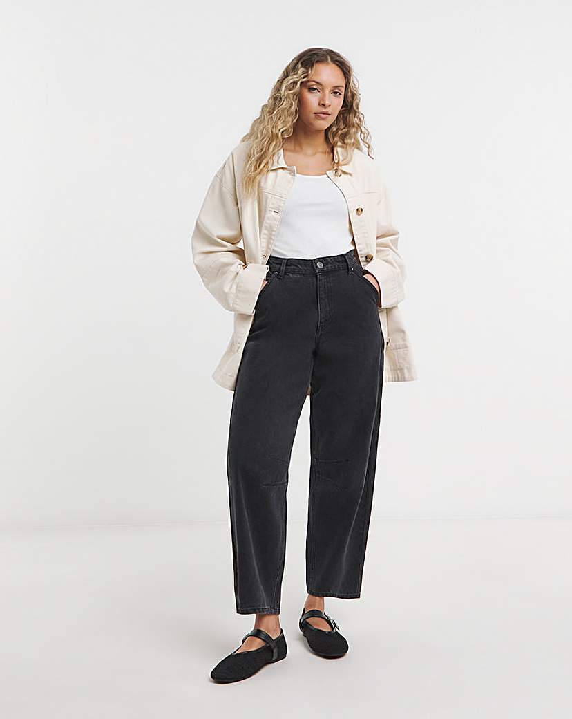 Stone Button Through Utility Jacket
