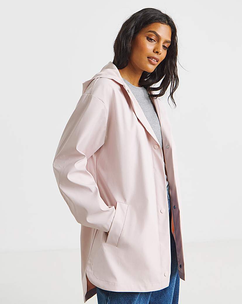 New In - SBE Pink Short Rubberised Mac