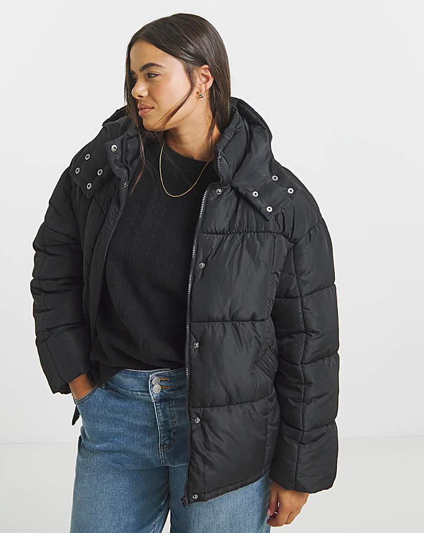 New In - Black Padded Short Coat