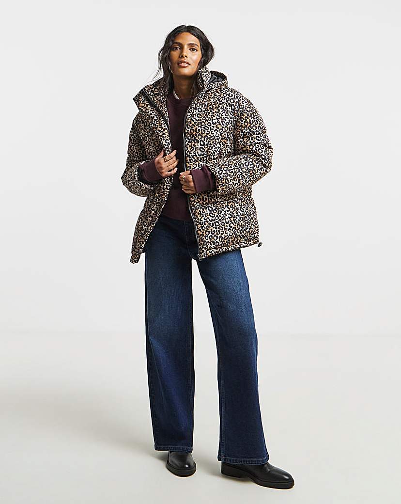 New In - Leopard Padded Coat