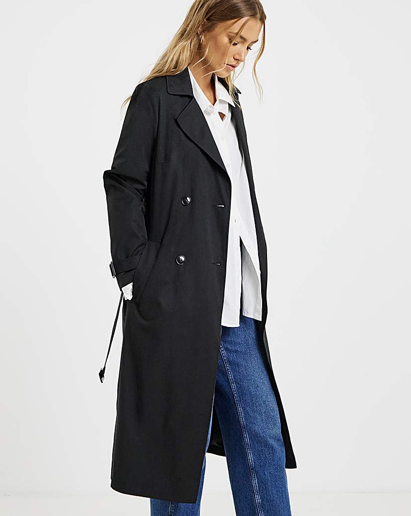 New In - Black Essential Trench Coat