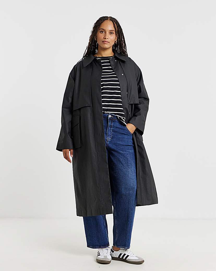 New In - Black Premium Rubberised Rain Coat