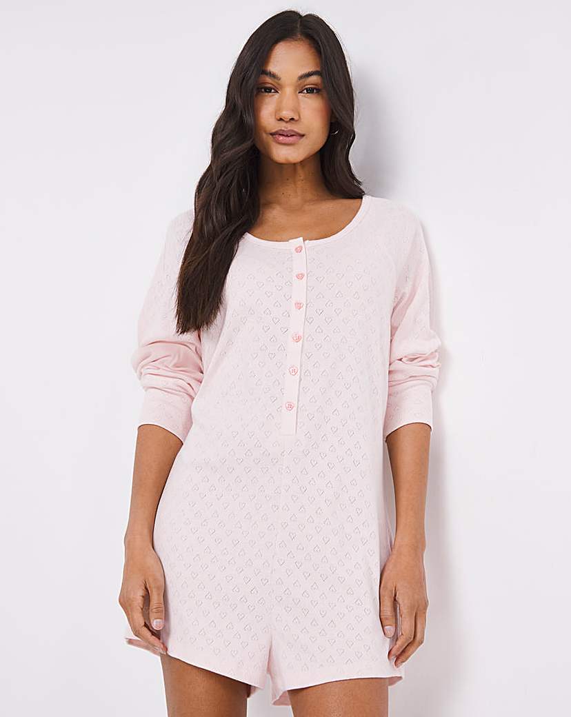 Pretty Secrets Pointelle Romper