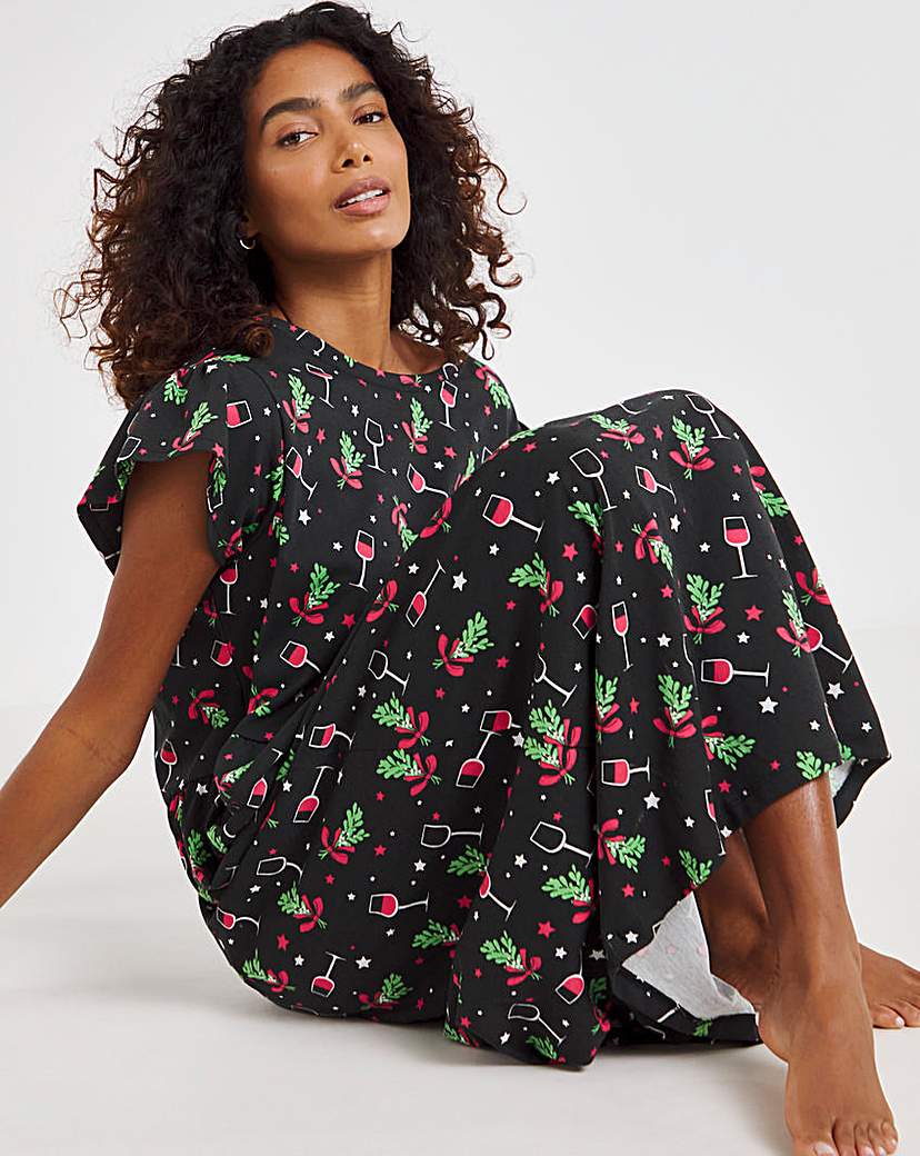 Pretty Secrets Mistletoe Maxi Nightie